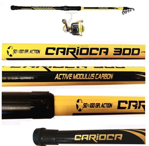 Kit canna pesca - canna, 3m